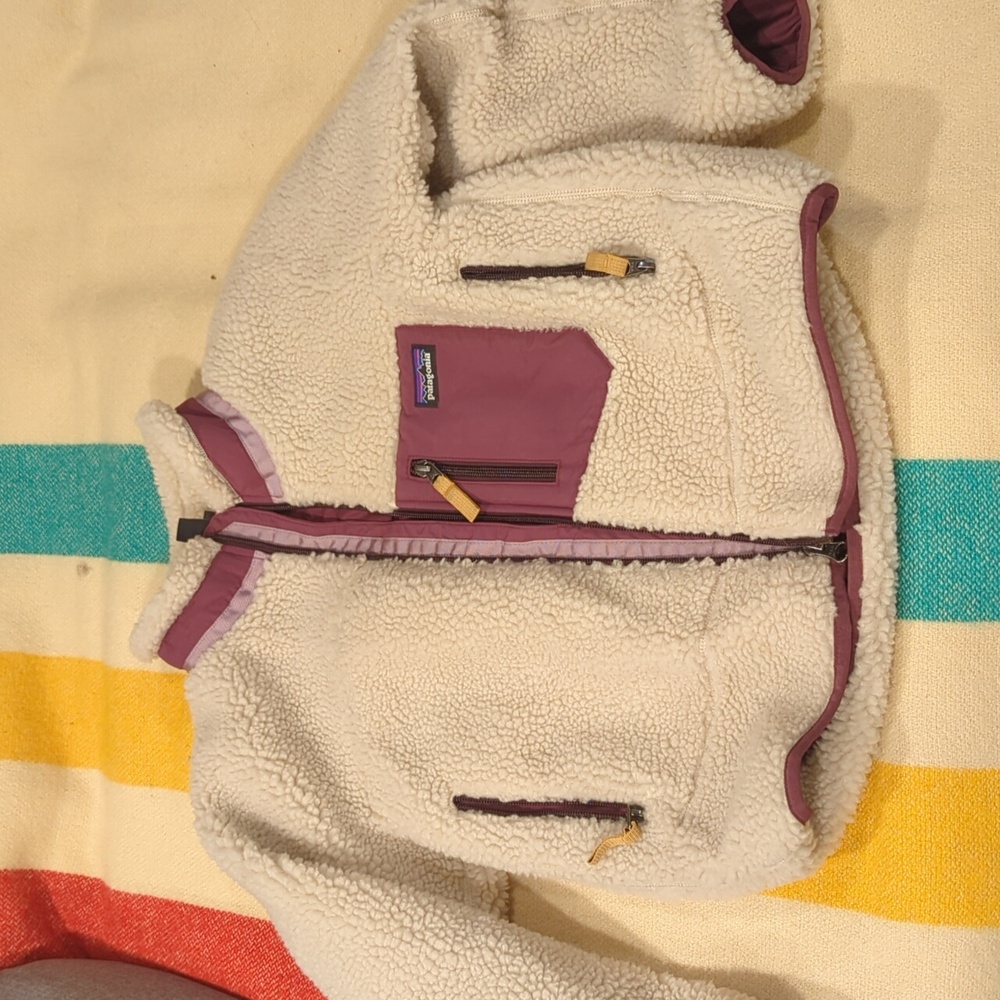 Patagonia Sherpa fleece - kids XS 5-6 - retro X